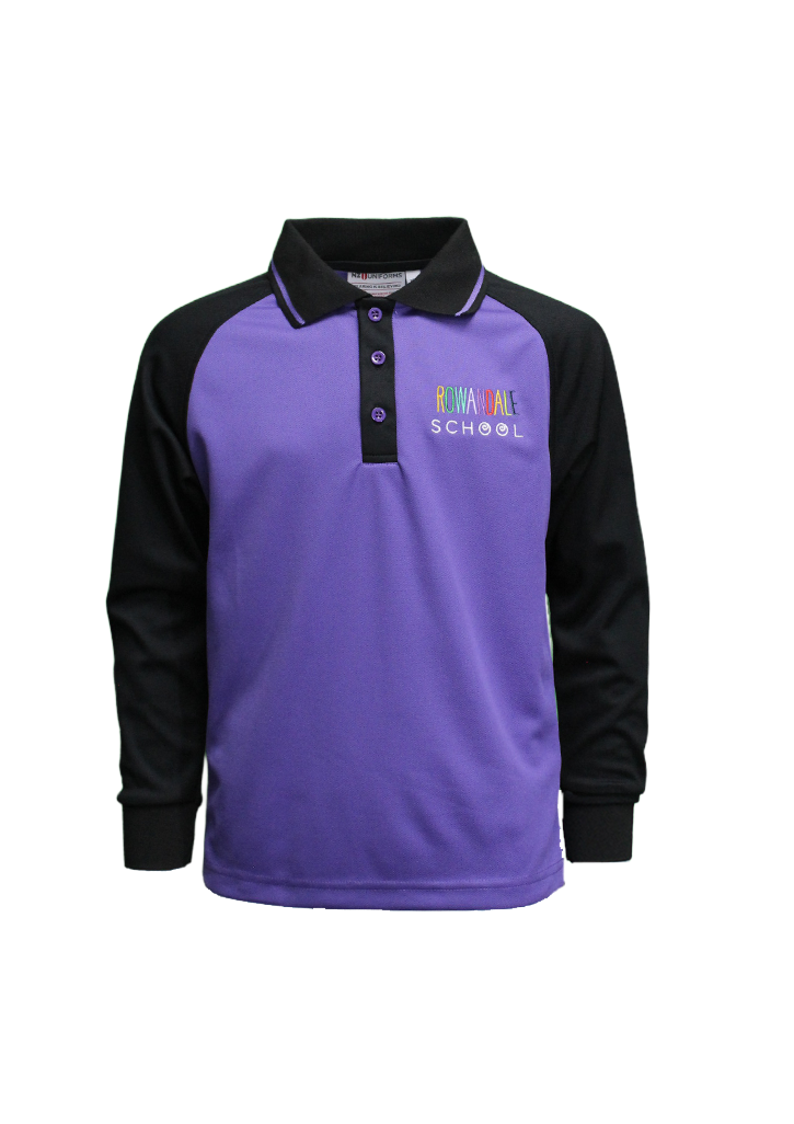 Rowandale School LS Polo Purple