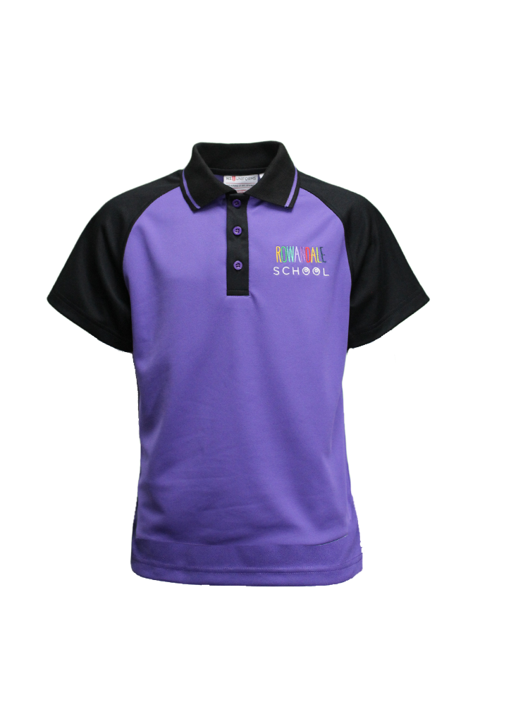 Rowandale School SS Polo Purple