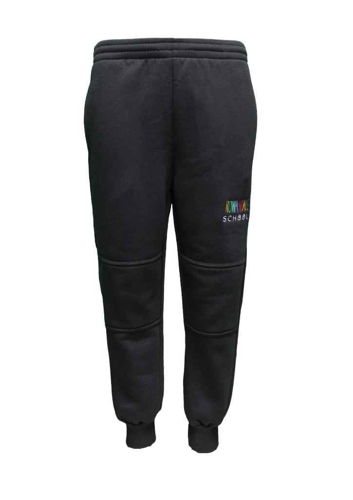 Rowandale School Reinforced Knee Sweatpants Black
